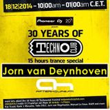 18.12.2014 - 30 Years of Technoclub Special on Afterhours FM - Jorn van Deynhoven(18:00 - 19:00 CET)