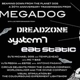Michael Dog at Megadog 30th anniversary show 21/11/15 opening DJ set