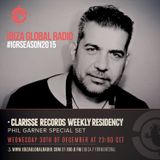 Phil GARNER CLARISSE RECORDS RESIDENCY on IBIZA GLOBAL RADIO 30.12.2015