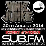 Vinyl Junkie - The Bass 'n' Beats Show on Sub.FM - 20/08/2014