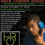 BACK CORNER RADIO: Episode #114 (May 15th 2014)