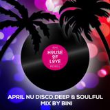 April Nu Disco,Deep & Soulful HOL -Bini Mix