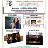 Rocking the Valley has Erin Kelly, Kinetic Blue and Friends of Tom on 11/10/2015
