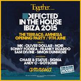 Simon Dunmore b2b Noir - Live @ Together & Defected in The House Opening Party, Amnesia Ibiza - 09.0