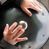 a half-hour of amazing hang-drum in different genres (see description for video)