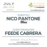Feede Cabrera & Nico Pantone (Our Sounds) @ Groove Garden Radio Experience | 2014_07_14