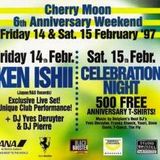 Dave Davis at "6th Anniversary - Celebration Night" @ Cherry Moon (Lokeren) - 15 February 1997