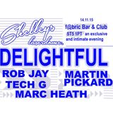 rob jay - live "delightful @ fabric" , stoke , 14-11-15