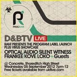 Program Label Launch & Virus Showcase - 02 - Optical vs. Audio @ Concrete Space - London (06.09.12)
