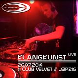 26.07.2014 - KlangKunst live @ Club Velvet // Leipzig