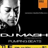 Dj Mash Live @ Pumping Beats on Radio Hits 88.2 (29-7-2014)