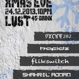 Flikswitch b2b Hafidz @ House Department X'mas Eve,Lust (24-12-13)