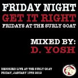 LIVE MIX Friday January 13, 2012