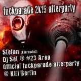 Stefan (Kierewiet) @ Official Fuckparade 2k15 afterparty #23 area in Kili