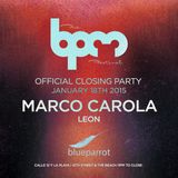 Marco Carola @ BPM 2015 blueparrot (2H45Min) 18-1-2015