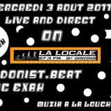 Edonist-beat ft Mc Exah @ "muzik à la louche" sur "La Locale" radio 97.3Fm st girons