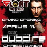 Dandy live at Flört Grand Opening - Warm Up to Dubfire 2009.04.11.