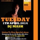 DJ Mash Live @ Pumping Beats on Radio Hits 88.2 (1-4-2014)