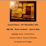 Sunset Dance 2012 11 03 - MixFM - Podcast 2 Hours