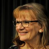 Författaren Aino Trosell föreläser om romanen Hjärtblad, 2014-09-17