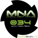 tooltech - dj set - MINIMAL NIGHT AFFAIRS 034 (jun18) - globalbeatsFM