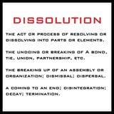 Dissolution