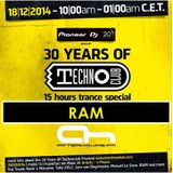 18.12.2014 - 30 Years of Technoclub Special on Afterhours FM - RAM (19:00 - 21:00 CET)