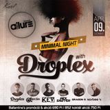 CLUB-ALLURE-LIVE-2016.04.09-MINIMAL-NIGHT-DROPLEX-SZECSEI-CORNER-RICK SAWYER-DRAGON S- NORBEE V