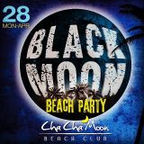 Naq warm up Black Moon Party at Cha Cha Moon Beach Club