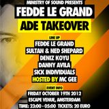 Fedde Le Grand - Live @ Takeover, Escape Venue, Amsterdam Dance Event, Amsterdão, Holanda (19.10.201