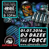 Dazee Presents The Ruffneck Ting Take Over 07.01.2016 with Guest Mixes From The Force And d8a