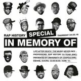 DJ Wiz - Rap History Special "In Memory Of..." (Live Mix)