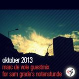Marc de Vole Guest Mix (Sam Grade's Notenstunde)