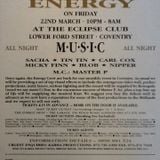 DJ Nipper - Energy - The Eclipse Club, Coventry - 22nd March 1991