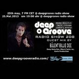 BÜLENT BILLIE DEE - GUEST SESSION @ DEEP GROOVE RADIO & 54 HOUSE FM &Play Fm GERMANY /MAI.2013