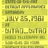 Kraftwerk Live @ Nitro Club (Detroit, 25.07.1981)