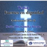 Fuertes en dignidad