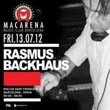 Rasmus Backhaus @ Macarena club, Barcelona