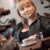 Julia (Agnieszka) Nadstawna tuż przed premierą swojej książki WARSZAWSKIE KOBIETY I DZIEWCZYNY