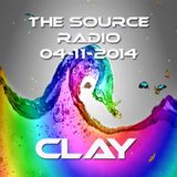 Clay @ The Source Radio - Deep in to the Vibe of House (04-11-2014)