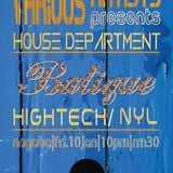 Batique (Hightech & Nyl) Part 2 @ House Department Various Artists,Nagaba (10-01-14)