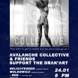 DJset for AVALANCHE COLLECTIVE & FRIENDS support LE DRAK'ART @Le Drak'art, Grenoble 24.01.2014