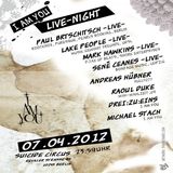 Mark Hawkins (Live PA) @ I`am You Live-Night - Suicide Circus Berlin - 07.04.2012