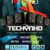 NO-ON Techynko2 @ Fabric.cz Live set (11.1.2013)