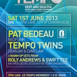 The Tempo Sessions on SS radio mixed by The Tempo Twins (18/04/13)
