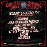 GEORGE FITZGERALD b2b SCUBA - USHUAIA CLOSING PARTY - 05 / 10 / 2013
