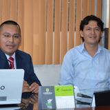 HIPOLITO ENTZA Y ROBERTO VILLARREAL PROCESO DE TRANSICION RUEDA DE PRENSA