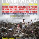 Fundraiser for the Philippines @ People Lounge