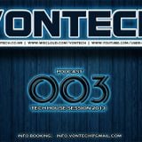 Podcast 003 mixed by Vontech ( Exclusive Tech-House Session 2013 )