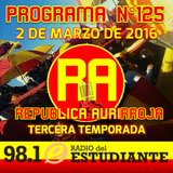 RA. Programa N°125 01-03-2016